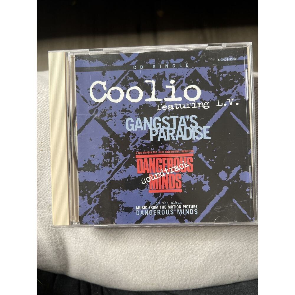COOLIO GANGSTA'S PARADISE/DANGEROUS‎ MINDS SOUNDTRACK (1995)